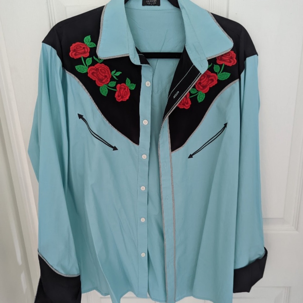 COPY - Coofandy western shirt